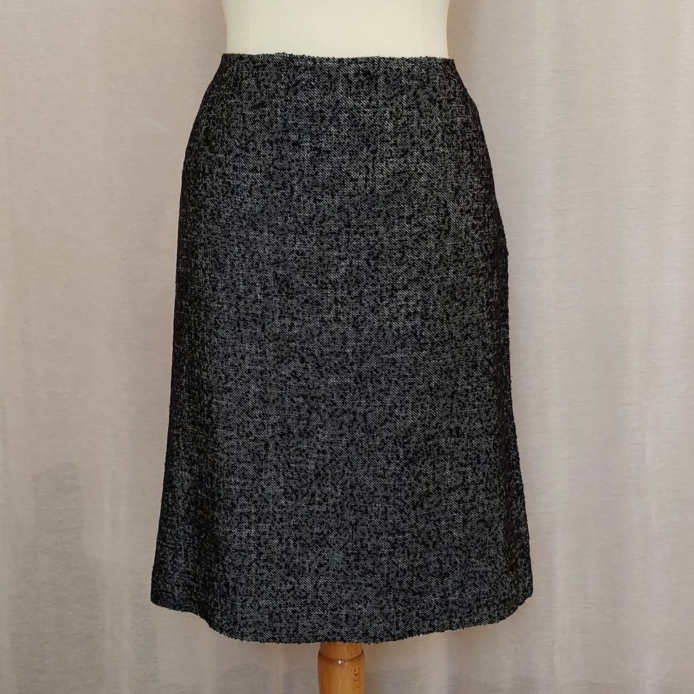 Ann Taylor tweedy A-line skirt